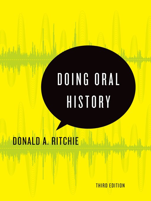 Title details for Doing Oral History by Donald A. Ritchie - Available